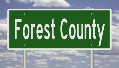 İşaretli yeşil 3D otoyol