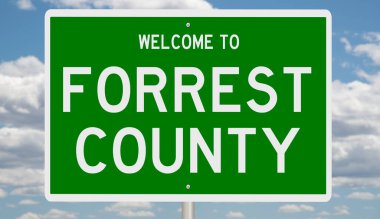 İşaretli yeşil 3D otoyol