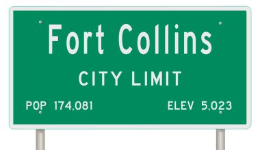 İşaretli yeşil 3D otoyol