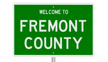 İşaretli yeşil 3D otoyol 