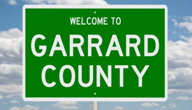 İşaretli yeşil 3D otoyol