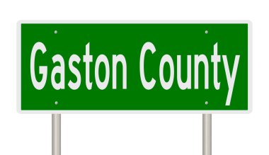 İşaretli yeşil 3D otoyol