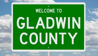 İşaretli yeşil 3D otoyol