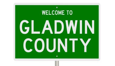 İşaretli yeşil 3D otoyol