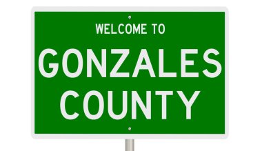 Yeşil 3D otoyol tabelasının çizimi