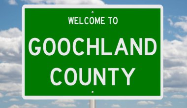 Yeşil 3D otoyol tabelasının çizimi