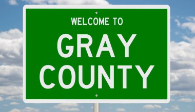 İşaretli yeşil 3D otoyol