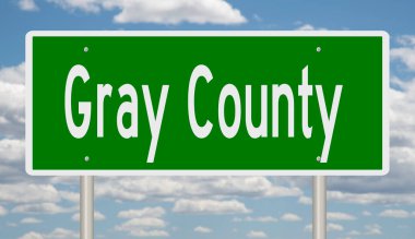 İşaretli yeşil 3D otoyol