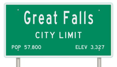 İşaretli yeşil 3D otoyol