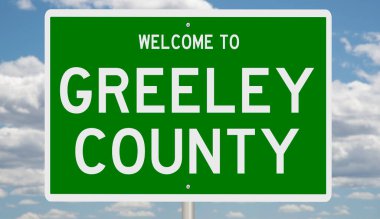 İşaretli yeşil 3D otoyol