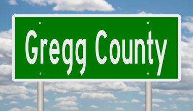 İşaretli yeşil 3D otoyol