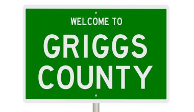 İşaretli yeşil 3D otoyol