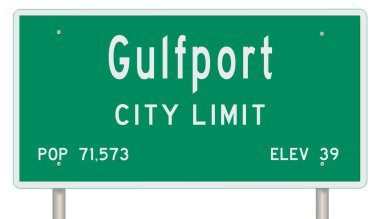 İşaretli yeşil 3D otoyol