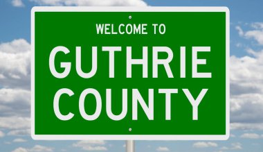 İşaretli yeşil 3D otoyol