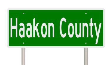 İşaretli yeşil 3D otoyol