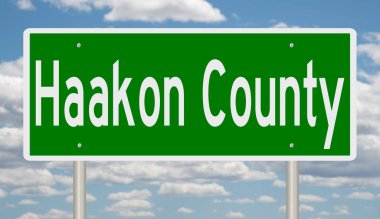 İşaretli yeşil 3D otoyol