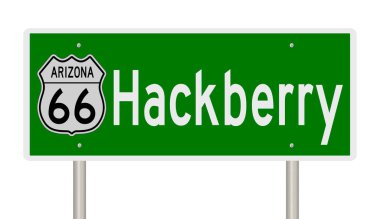 İşaretli yeşil 3D otoyol