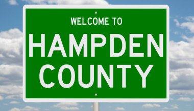 İşaretli yeşil 3D otoyol