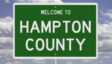 İşaretli yeşil 3D otoyol