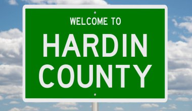 İşaretli yeşil 3D otoyol