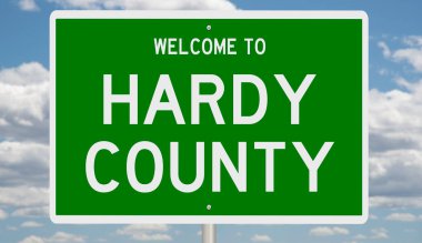 İşaretli yeşil 3D otoyol