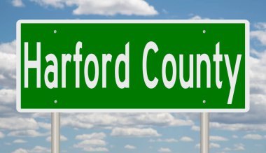 İşaretli yeşil 3D otoyol