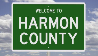 İşaretli yeşil 3D otoyol