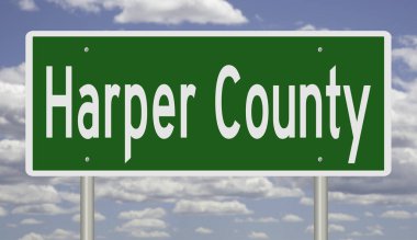 İşaretli yeşil 3D otoyol