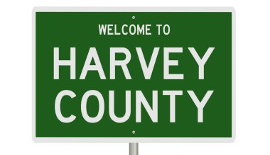 İşaretli yeşil 3D otoyol