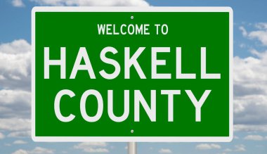 İşaretli yeşil 3D otoyol