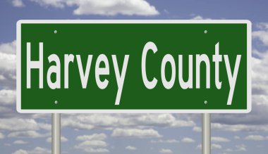 İşaretli yeşil 3D otoyol