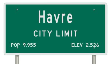 İşaretli yeşil 3D otoyol