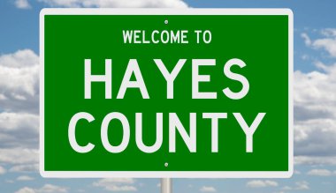 İşaretli yeşil 3D otoyol