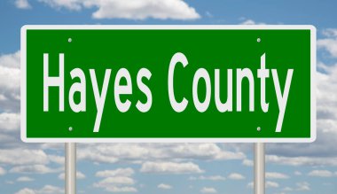 İşaretli yeşil 3D otoyol