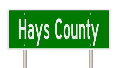 İşaretli yeşil 3D otoyol