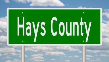 İşaretli yeşil 3D otoyol