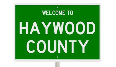 İşaretli yeşil 3D otoyol