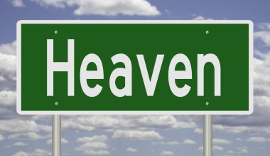 İşaretli yeşil 3D otoyol