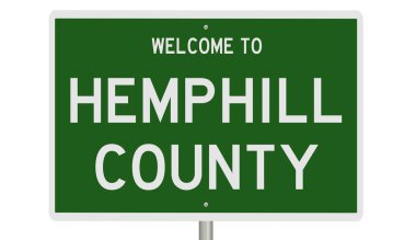 İşaretli yeşil 3D otoyol