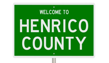 İşaretli yeşil 3D otoyol