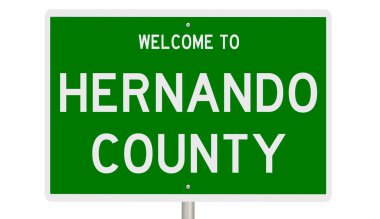 İşaretli yeşil 3D otoyol