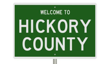 İşaretli yeşil 3D otoyol