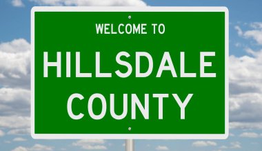 İşaretli yeşil 3D otoyol