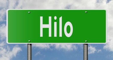 İşaretli yeşil 3D otoyol