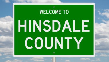 İşaretli yeşil 3D otoyol