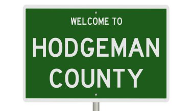 İşaretli yeşil 3D otoyol