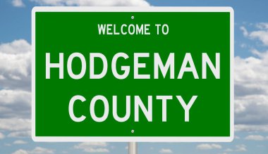 İşaretli yeşil 3D otoyol