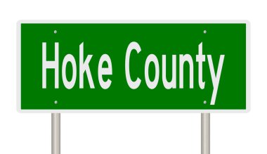 İşaretli yeşil 3D otoyol