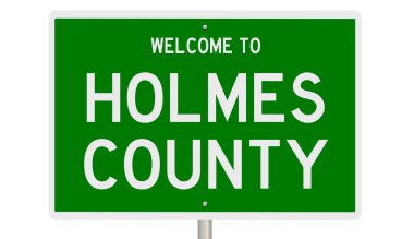 İşaretli yeşil 3D otoyol