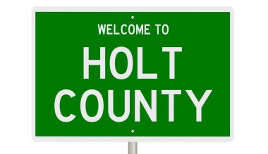 İşaretli yeşil 3D otoyol